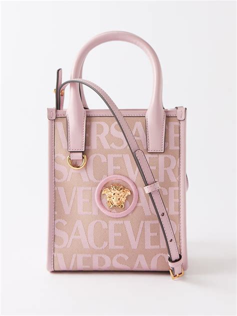 versace pink toiletry bag|versace men's crossbody bags.